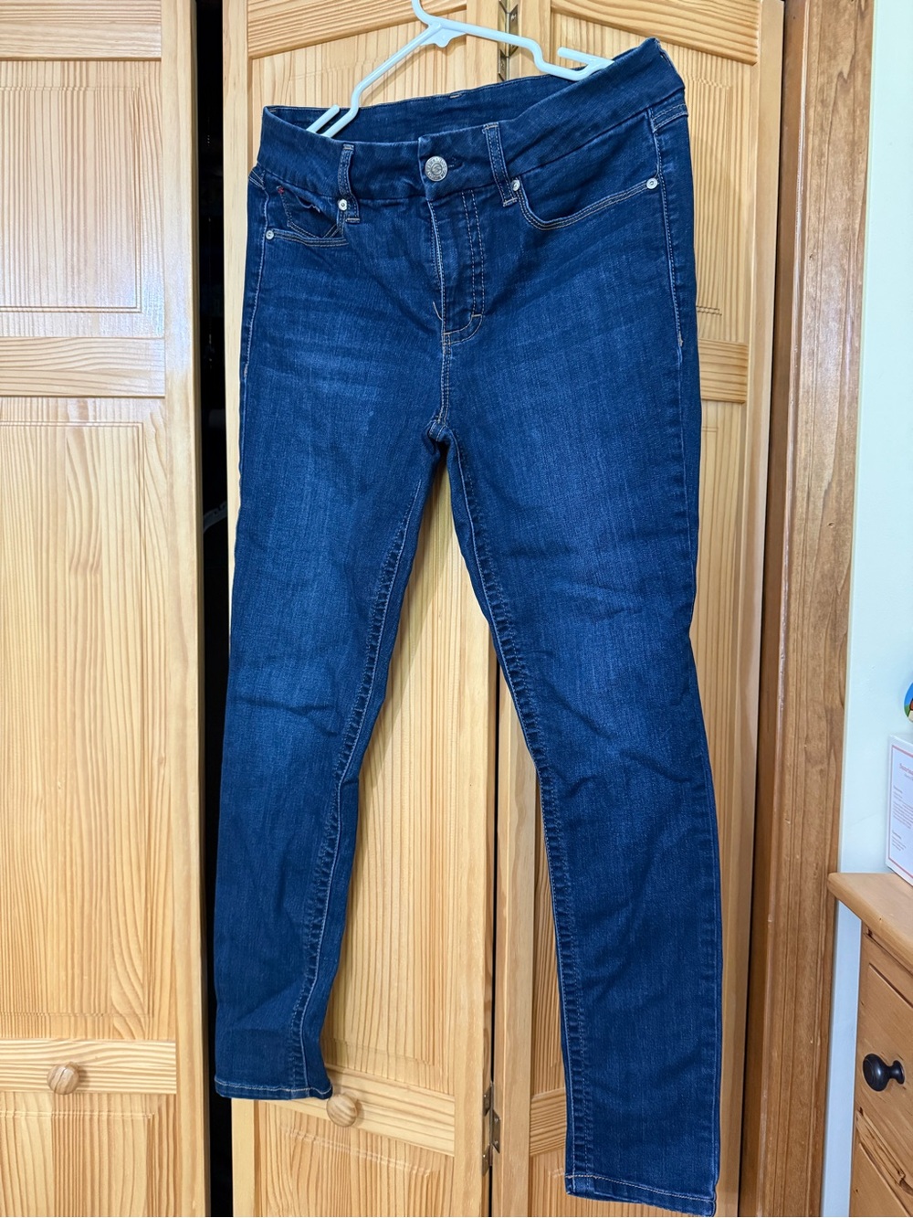 Seven7 Women's Dark Blue Skinny Jeans